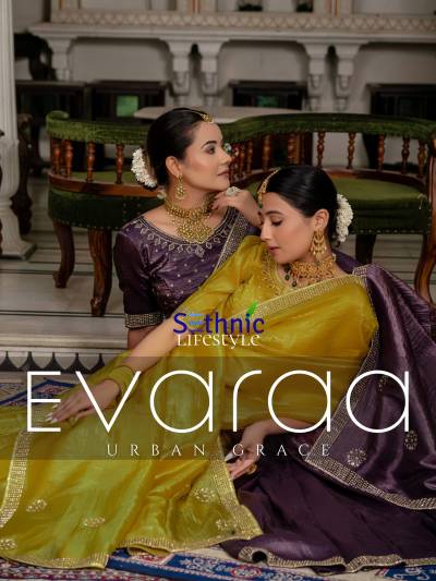 SETHNIC EVARAA 78001 TO 78004 DESIGNER SAREE WHOLESALER IN INDIA